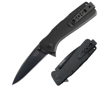 Купите полуавтоматический складной нож SOG Twitch XL Black TiNi TWI21 в Москве в нашем интернет-магазине