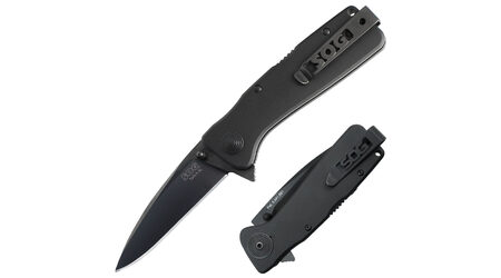 купите Полуавтоматический складной нож SOG Twitch XL Black TiNi / TWI21 в Москве