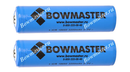 купите Литий-ионный аккумулятор с защитой BowMaster 18650 2400 mAh (2 шт.) в Москве