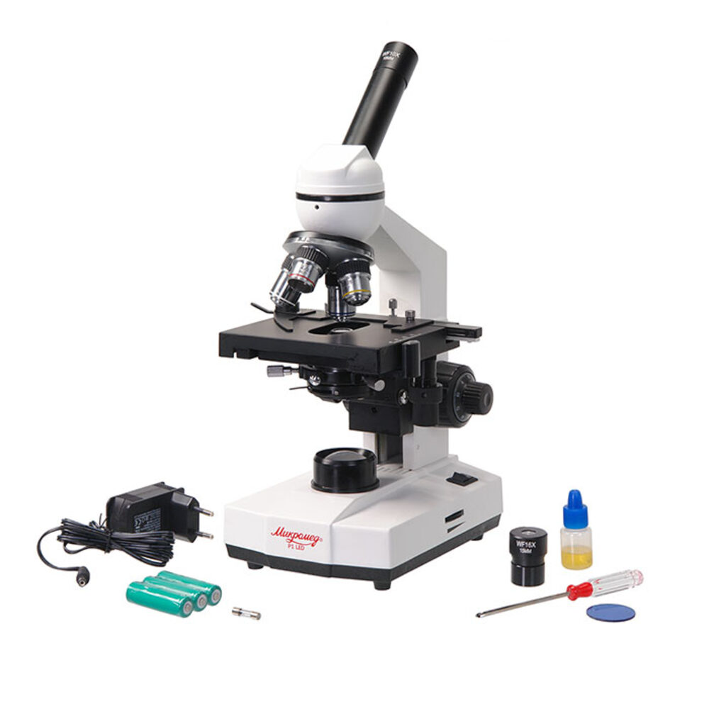 24225 руб. - Купить биологический микроскоп портативный Микромед Р-1 .